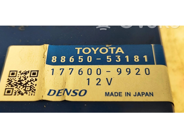 Модуль блока управления кондиционером 8865053181, 1776009920 Lexus IS 220D-250-350