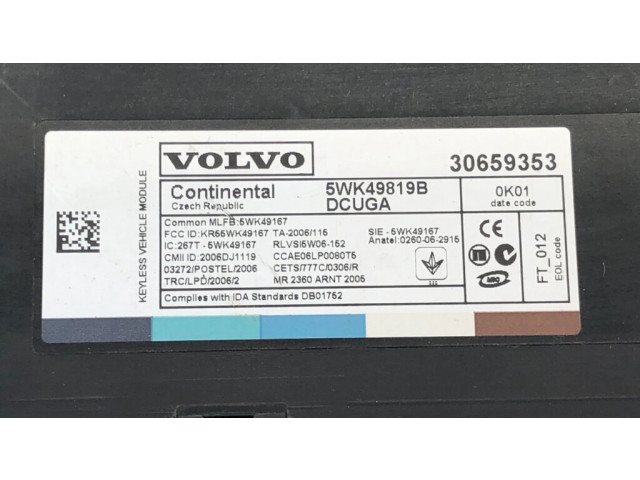 Блок комфорта 30659353, 5WK49819B   Volvo XC60   