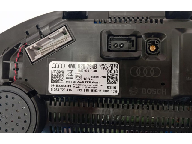 Přístrojová deska Audi Q7 4L 2017 4M0920794B