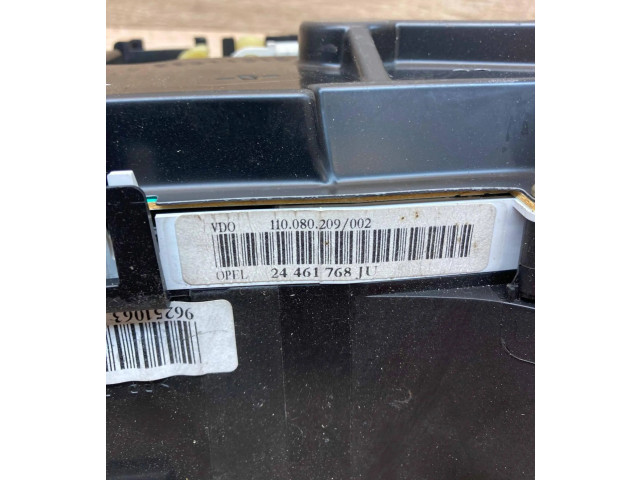 Přístrojová deska Opel Zafira A 1999 24461768JU, 110080209