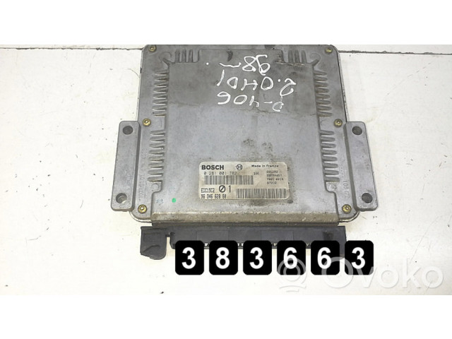 Блок управления двигателя 9634662880 Peugeot 406