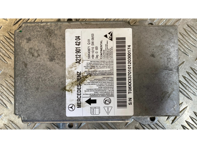 Блок подушек безопасности A2129014204, 5WK43871   Mercedes-Benz E W212