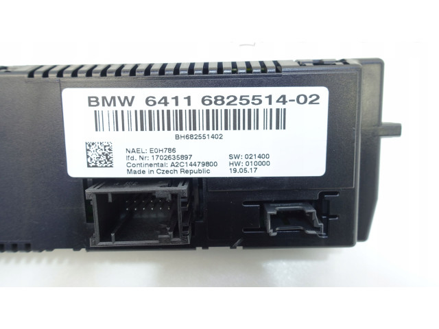 Блок управления климат-контролем 6411 6825514   BMW X3 F25