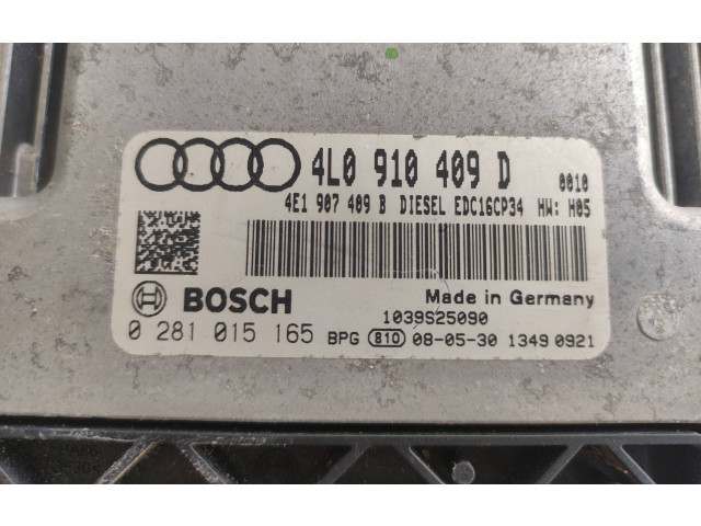 Řídící jednotka 4L0910409D, 4E1907409B Audi Q7 4L 2009