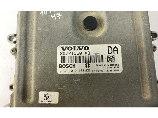 Блок управления двигателя 0281012103, 36002593 Volvo XC90
