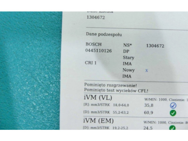 Vstřikovač 0445110126, IMPRK1304672 KIA Cerato