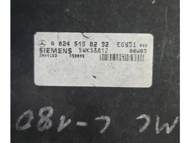 Блок управления коробкой передач A0245458232, 5WK33812   Mercedes-Benz CLK A208 C208