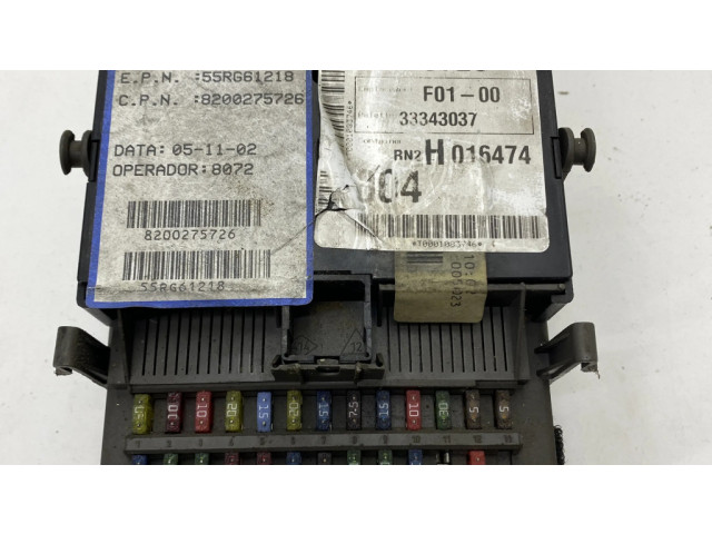 Pojistková skříňka 8200275726, 33343037 Renault Vel Satis 2003