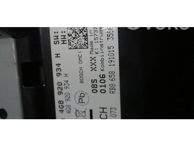 Панель приборов 4G8920934H Audi A7 S7 4G
