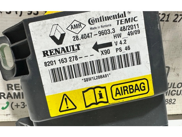 Блок подушек безопасности 8201163278   Dacia Sandero