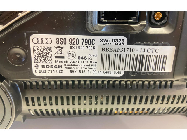 Панель приборов 8S0920790C, 0263714025   Audi TT TTS RS Mk3 8S       