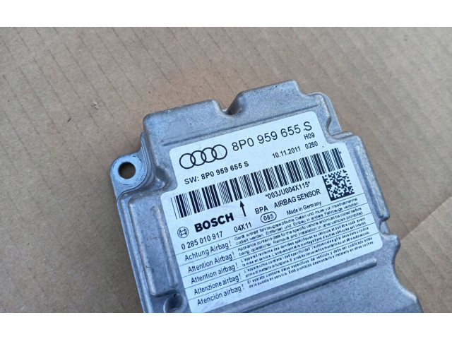 Блок подушек безопасности 8P0959655S, 2011R Audi A3 S3 A3 Sportback 8P