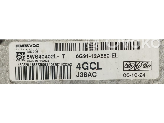 Комплект блоков управления 6G91-12A650-EL, 6G91-12A650-EL   Ford S-MAX