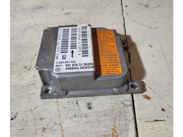Блок подушек безопасности 0018203126, 0285001222 Mercedes-Benz A W168