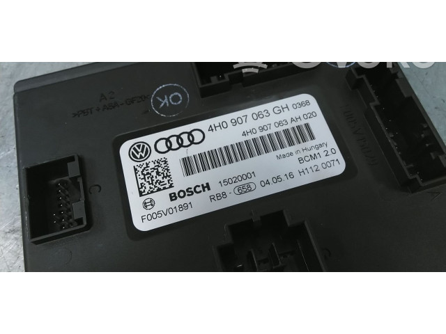 Модуль управления BSM 4H0907063GH, 4H0907063EB   Audi A6 S6 C7 4G    