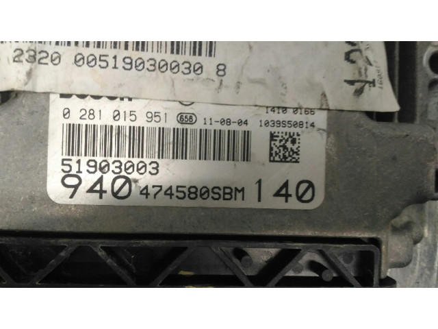 Řídící jednotka 51903003 Alfa Romeo Giulietta 2012