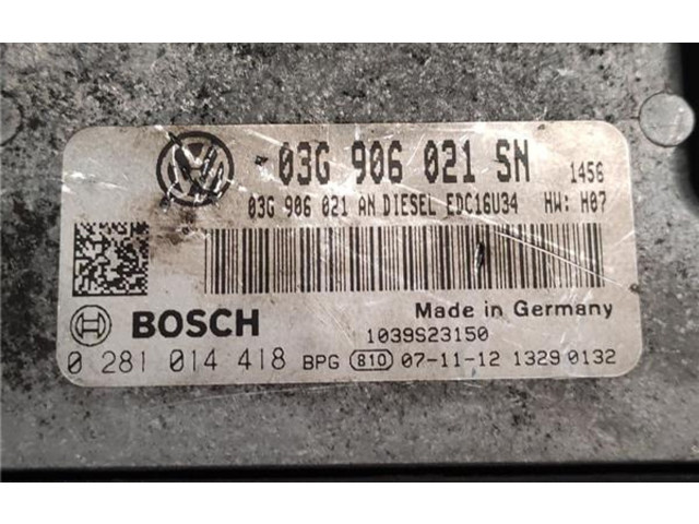 Řídící jednotka 3G906021SN, 3G906021SN Seat Altea XL 2008