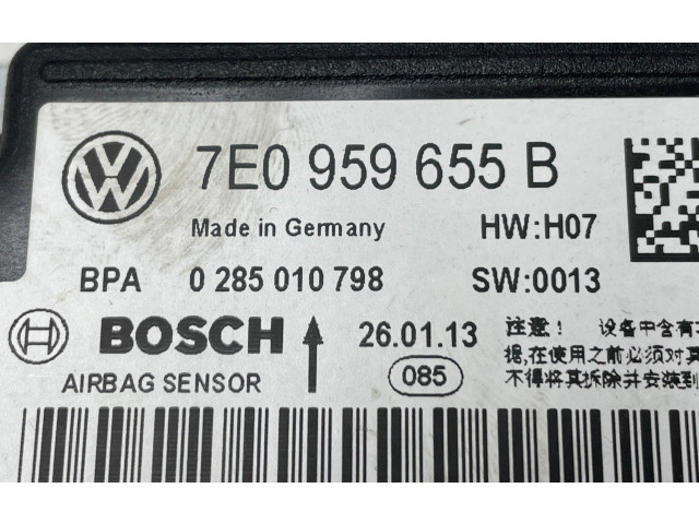 Блок подушек безопасности 7E0959655B, 0285010798 Volkswagen Transporter - Caravelle T5