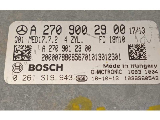 Řídící jednotka A2709002900, 2709002900   Mercedes-Benz GLA W156 2018