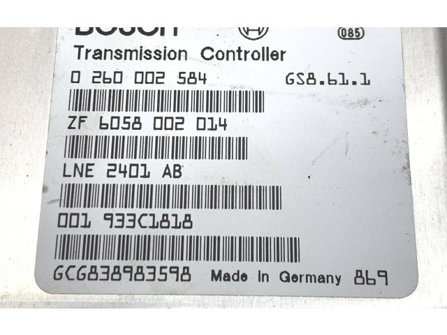 Блок управления коробкой передач LNE2401AB, 0260002584 Jaguar XK8 - XKR