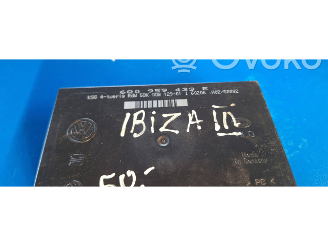 Блок комфорта 6Q0959433E Skoda Fabia Mk1 (6Y)