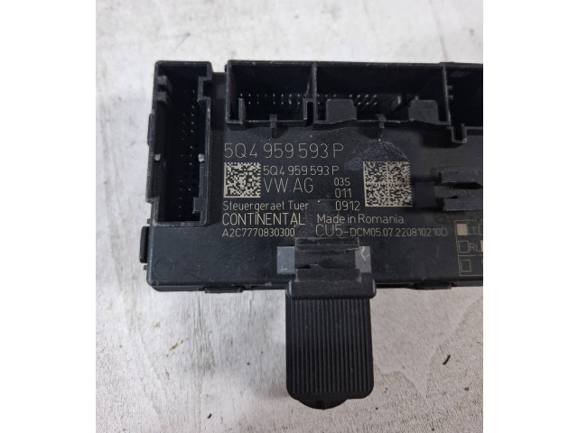 Блок управления 5Q4959593P, A2C7770830300 Skoda Octavia Mk3 (5E)