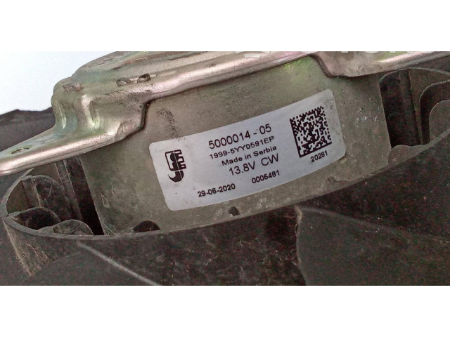 Вентилятор радиатора 500001405 Citroen Berlingo