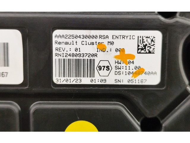 Панель приборов RNI248093720R, AAA2250430000 Dacia Duster II