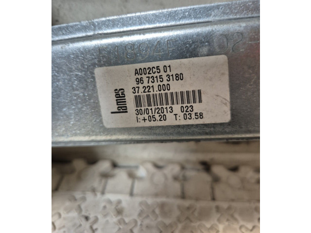 Передний комплект электрического механизма для подъема окна 9816402080 Peugeot 208