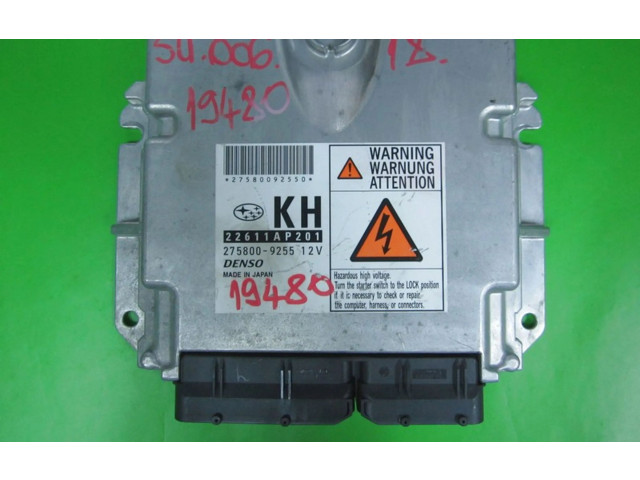 Блок управления двигателем Блок управления 22611AP201, 275800-9255   Subaru Forester SH