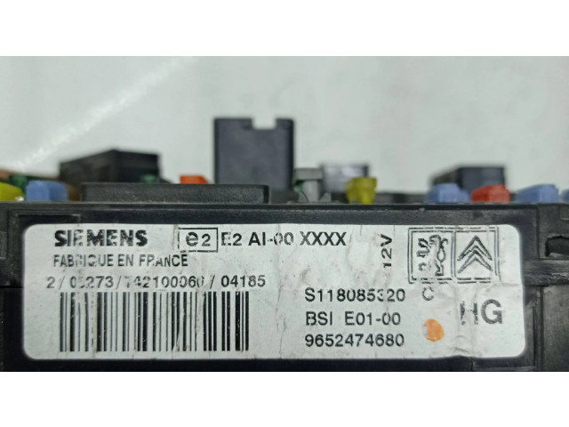 Блок предохранителей 9652474680, S118085320 Citroen Xsara Picasso
