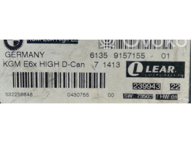 Řídící jednotka 9157155 BMW M5 2006