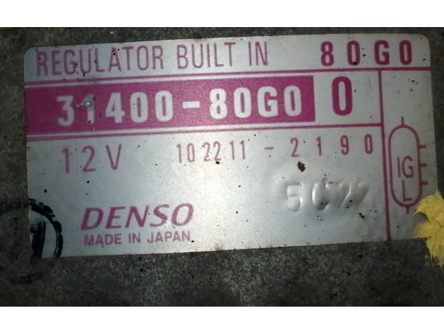 Генератор 3140080G0, 1022112190 Suzuki Ignis