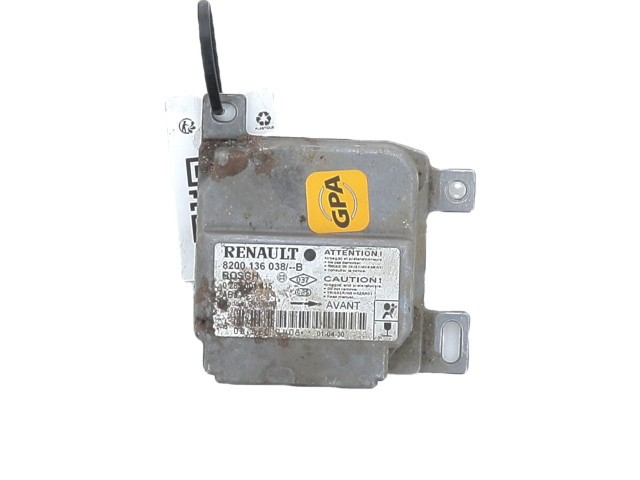 Блок подушек безопасности 8200375762, F0-0020X   Renault Clio II