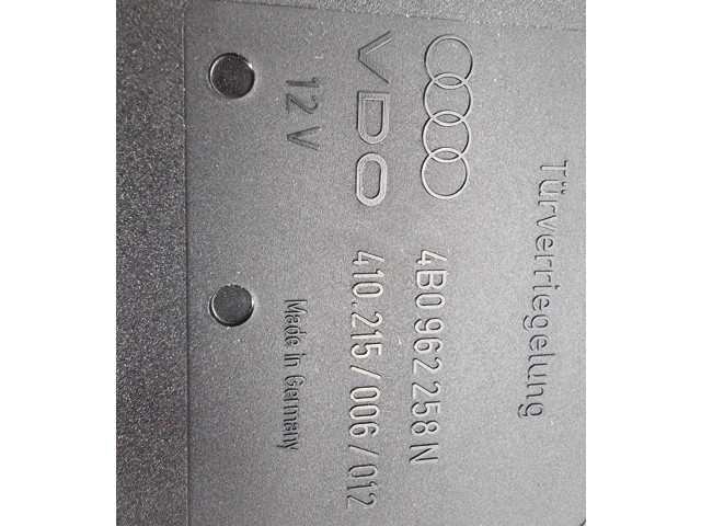 Блок комфорта 4B0962258M, 410215006   Audi A6 S6 C5 4B   