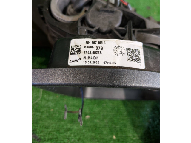 Зеркало электрическое Skoda Octavia Mk3 (5E) 2013 - 2019 года