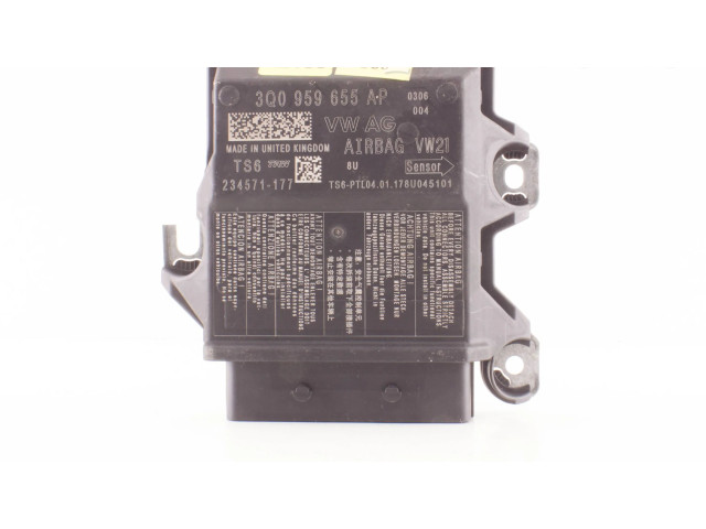 Блок подушек безопасности 3Q0959655AP, 234571177   Skoda Octavia Mk3 (5E)