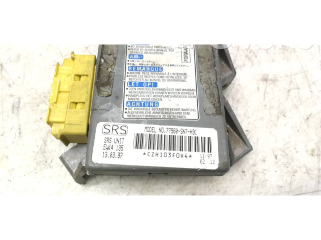 Блок подушек безопасности 77960SN7H91, 5WK4135 Honda Accord