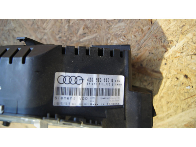 Přístrojová deska Audi A8 S8 D3 4E 2002 4E0920950Q