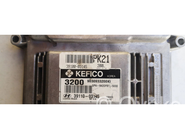 Комплект блоков управления 39100-03145, 39100-03145 9030933200KI   Hyundai i10
