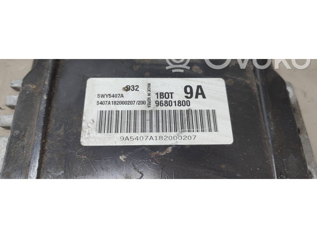 Блок управления двигателя 96801800, 5WY5407A   Chevrolet Matiz