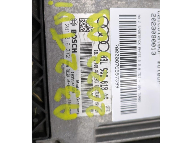 Блок управления двигателя 03L990990 Audi A3 S3 A3 Sportback 8P