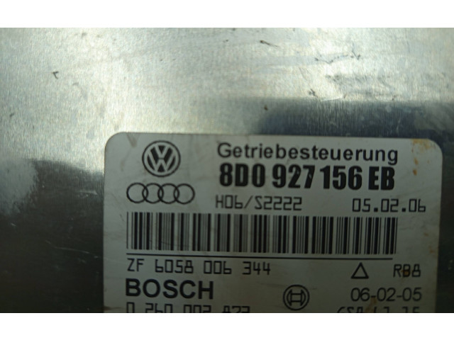 Блок управления коробкой передач 8D0927156EB, Z6058006344   Skoda Superb B5 (3U)