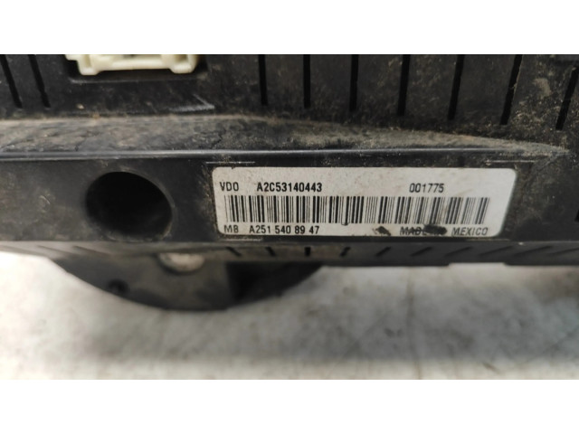 Панель приборов A2515404111, A2514420321 Mercedes-Benz R W251