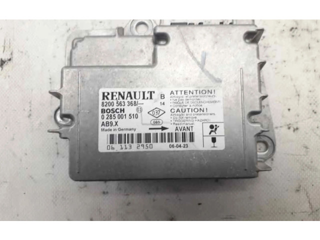 Блок подушек безопасности 0285001510, CENTRALITAAIRBAG   Renault Clio III