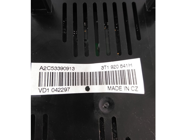 Панель приборов 3T1920841H, 3T1920841H   Skoda Superb B6 (3T)       
