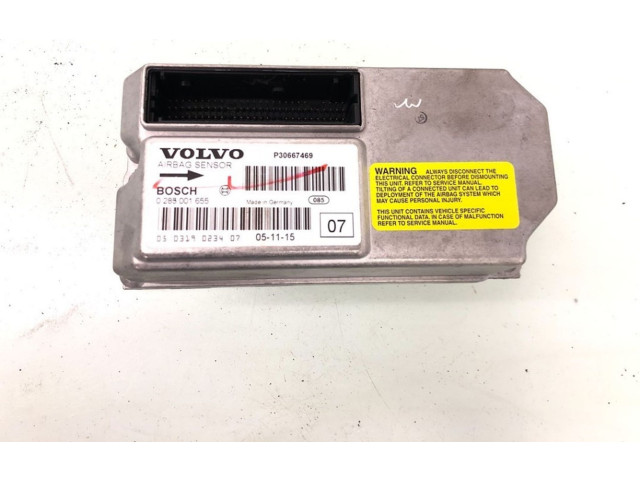 Блок подушек безопасности 30667469, 0285001655   Volvo V70