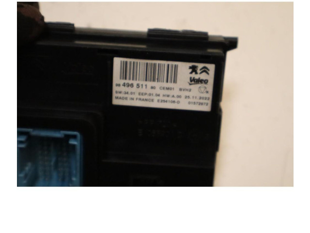 Блок управления кондиционером 9849651180 Peugeot Partner III 9H06