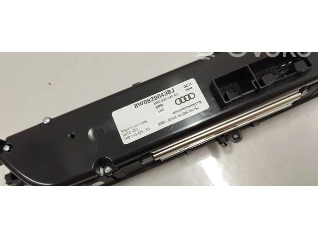 Блок управления климат-контролем 8w0820043bj Audi A4 S4 B9 8W