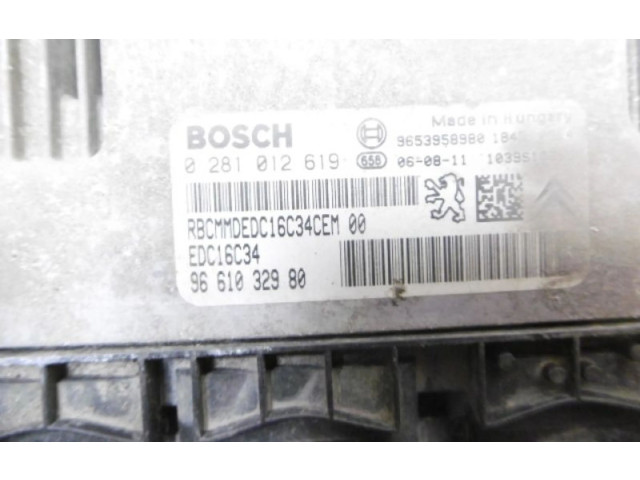 Řídící jednotka 9661032980, 9661032980 Citroen Berlingo 1999